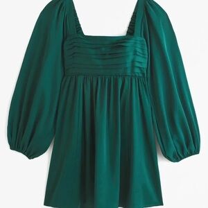 Emerson satin balloon sleeve mini